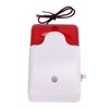 Luqeeg - Flash Siren with Cable, Red Flashing Light Siren,
