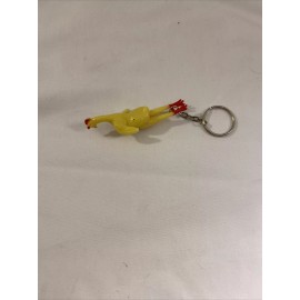 United Pacific Small Rubber Chicken Key Chain