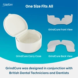 Grind Cure Pack Of 2 | One Size Fits all | Best Solution for Bruxism | Dentist’s choice mouth guard | Jaw Clenching Relief | BPA & Latex Free | Nightguard for Teeth Clenching | Ready to Use Anti Grinding Teeth Protectors