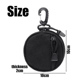 1 Piece Purse Coin Holder Mini Bag Men Purse Purse Key Ring Mini Backpack Key Chain Small Women Purse, black, Fashion