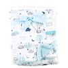 Hudson Baby Unisex Baby Plush Mink and Sherpa Blanket, Hot