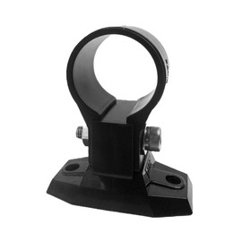 Kouei Kasei KFBS24-1405 Resin Pipe Clamp with T-shaped Bracket, 1.3 inches (32 mm), PVC Pipe, Erector Pipe Fixing Bracket, Wall, Black