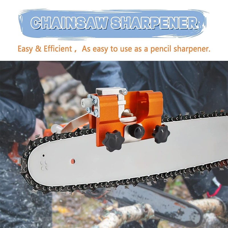 1 Pack Chainsaw Sharpening Jig Kit, Deluxe Chain Saw Sharpener