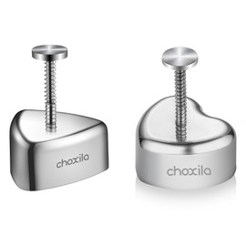 choxila Stainless Steel Onigiri Molds（Triangle+Heart-Shaped）
