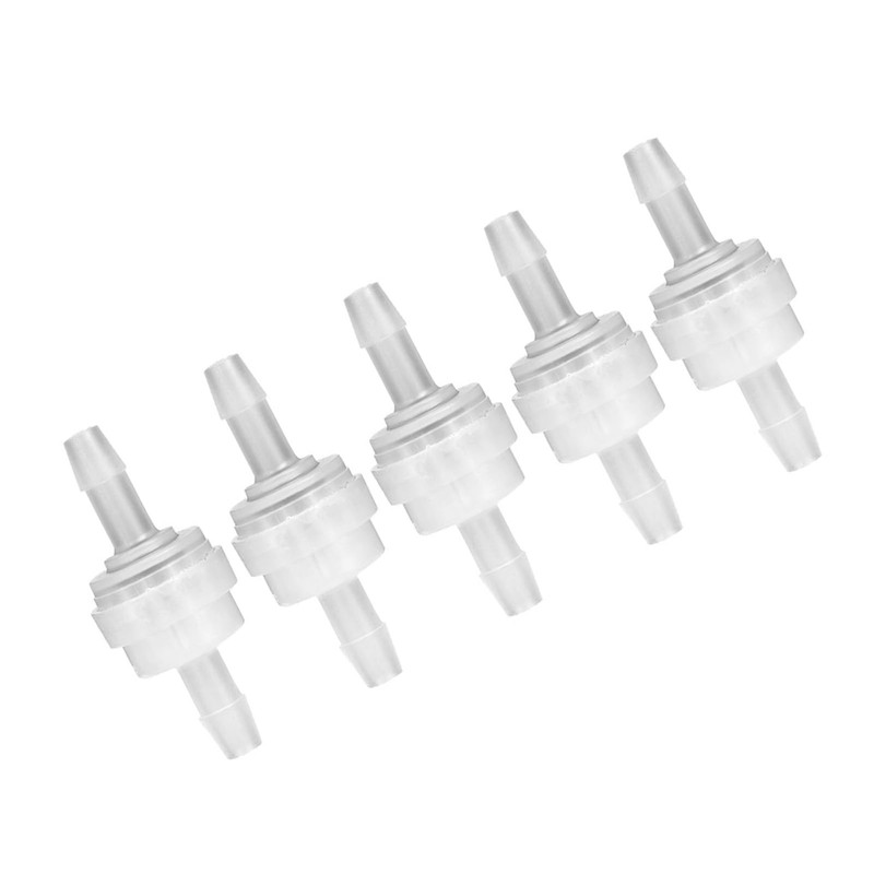 Spacnana 5PCS Plastic Check Valve, Non Return One Way Valve