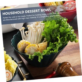 Mikinona Smoothie Bowls and Spoons 4pcs Cutlery Plates Bowl Straw Household Reusable