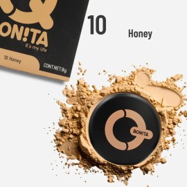 Maquillaje Compacto 15 Tonos Mate Q Bonita 10 Honey