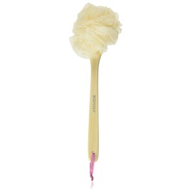 Bath Pouf With Handle - Hard-to-Reach Cleansing Sponge - EcoPouf Bath Brush - Assorted Colors