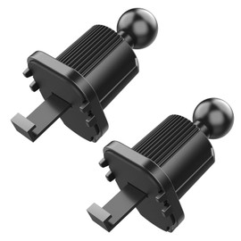 2 Pack Mobile Bracket Clip Air Vent Clip For Most Car Phone Holder Cellphone Holder Mount Vent Grip With Joint Ball Dia 17mm Universal Air Vent Clip For Car Phone Mount Cellphone Holder Vent Grip