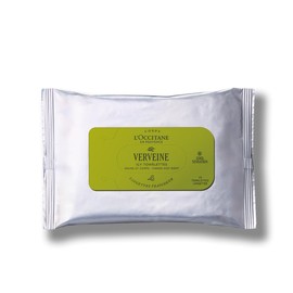 L'Occitane Verveine Icy Towelettes, Pack of 15, Dry