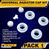 DOJA Barcelona Radiator Mounting Set 1 x 1/2 White Kit