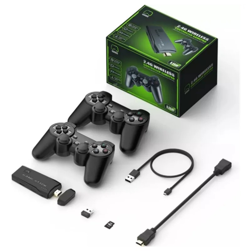Consola De Video Juegos Retro Controles Inalambricos 2pcs