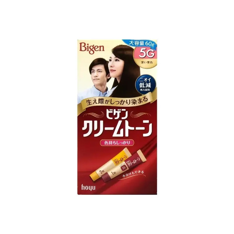 Vigen 비겐 크림톤 60g 1개 (색상선택) [자연 흑갈색 7G 1개]