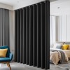 Hoeflife Room Divider, Blackout Ceiling Track Curtains with Sound Proof