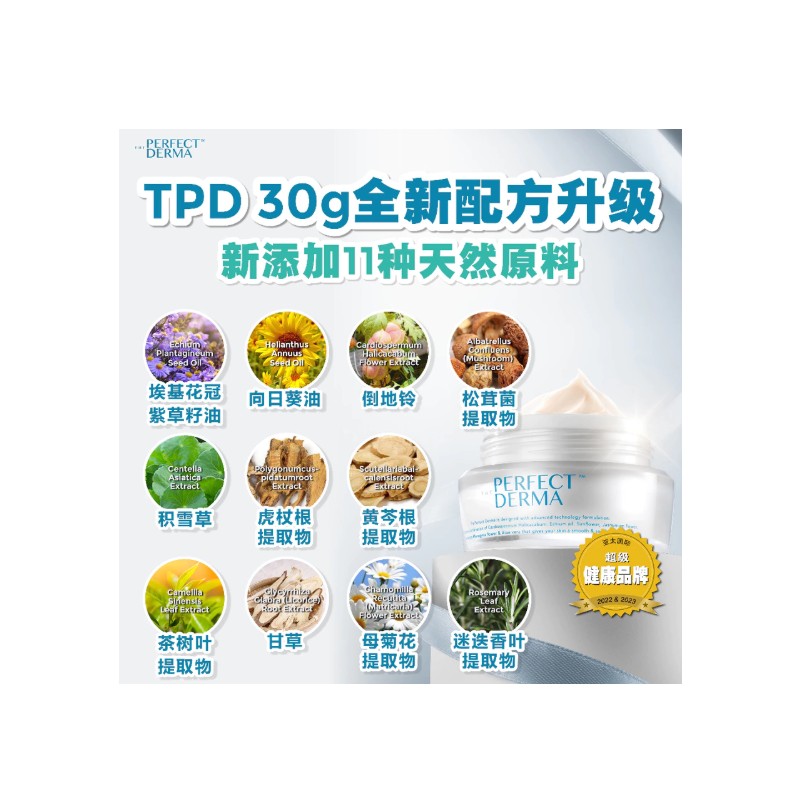 新包装 The Perfect Derma Plus 牛皮癬🐮湿疹💦富贵手📿的救星 5g/30g