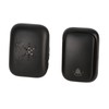 Black Self Powered Wireless Doorbell No Wiring Punching Outdoor Welcome