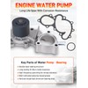 GDUKOP Engine Timing Belt Kit with Water Pump Compatible with