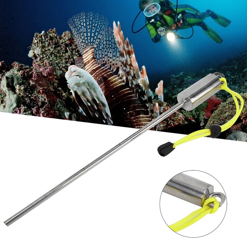 KEEPdiving Stainless Steel 30cm Diving Lobster Stick Pointer Underwater Shaker