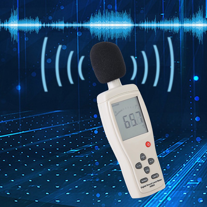 SMART SENSOR AS824 Integrated Digital Sound Level Meter Noise Measurement