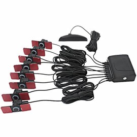 De Radar De 8 Sensores Sensor De Aparcamiento para Indicador De Alerta De Sonido                                                                      