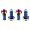 CNC bottle holder screws, M5 bottle holder screws, rainbow