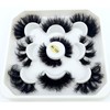 HBZGTLAD new 5 Pairs 25 mm 3d Mink Lashes Bulk