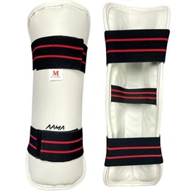 AAMA Taekwondo Vinyl Shin Guard Protector - Medium