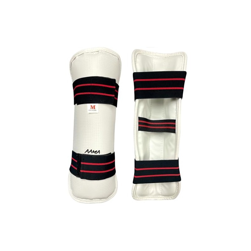 AAMA Taekwondo Vinyl Shin Guard Protector - Medium
