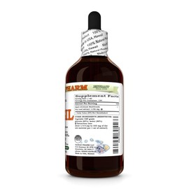 Basil (Ocimum Basilicum) Dry Leaf Glycerite, Made in Hawaii, All Natural, Vegan, Lab Tested Alcohol-Free Liquid Extract - 4 fl.oz