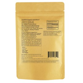 Organic Hibiscus Petals Tea |12 Ounce | USDA Certified | Non GMO & Gluten Free | Rich in Vitamin C