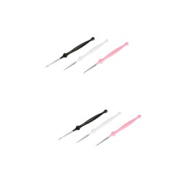 Healvian 6pcs Nail Brush Tool for Nail Art Extremely Fine Brush for Detailed Design for Manicure for Home and