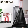 OKKEAI Black Bin Liners 10 L with Drawstring Small Bin