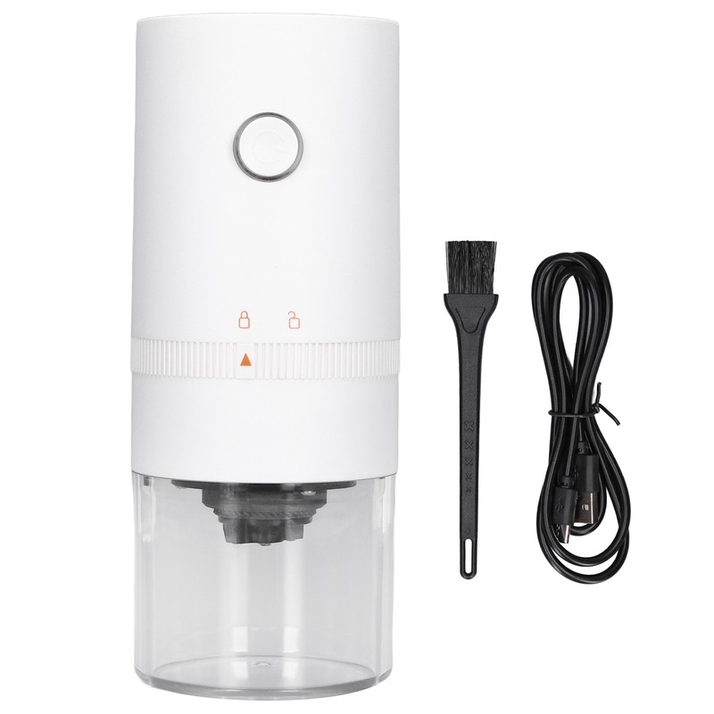 Coffee Bean Grinder Convenient Practical Reliable Durable Curved Design Compact