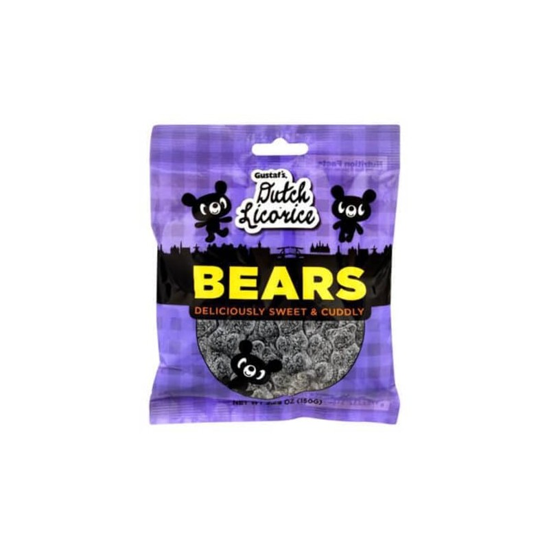 Licorice Bears 5.2oz Licorice Pieces by Gustaf`s