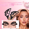 2 PCS Eyetour Eyeshadow Tool, Eyeshadow Stencil, Winged Eyeliner Tool,