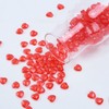 LYFJXX Red Hearts, 1000pcs Small Red Acrylic Hearts, Tiny Plastic