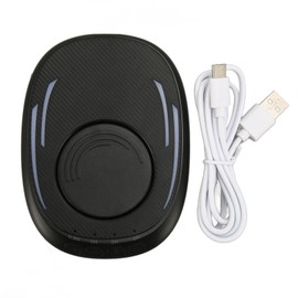 Undetectable Mouse Mover USB Portable LED Light Mouse Shaker Drive Free for Keeping The PC Laptop Active Black