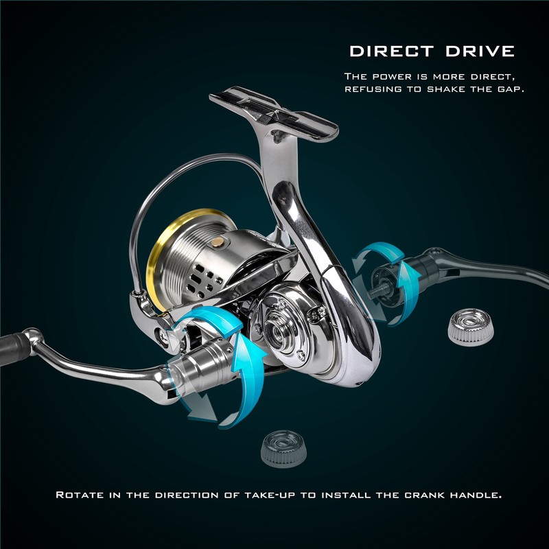 TW Series Spinning Reel Shallow Line Cup Long Cast Lure