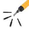 Electric Woodworking Carving Chisel Engraving Knife Tool with 5 Blades