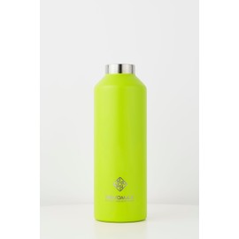 REVOMAX Carbonated Vacuum Insulated Bottle, No Cap, 32 oz, 950 ml, 18 Hours Hot & Cold for 36 Hours (Neon Lime)