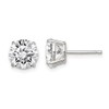 4.00 Carat (ctw) Cubic Zirconia (CZ) (CZ) Solitaire Stud Earrings