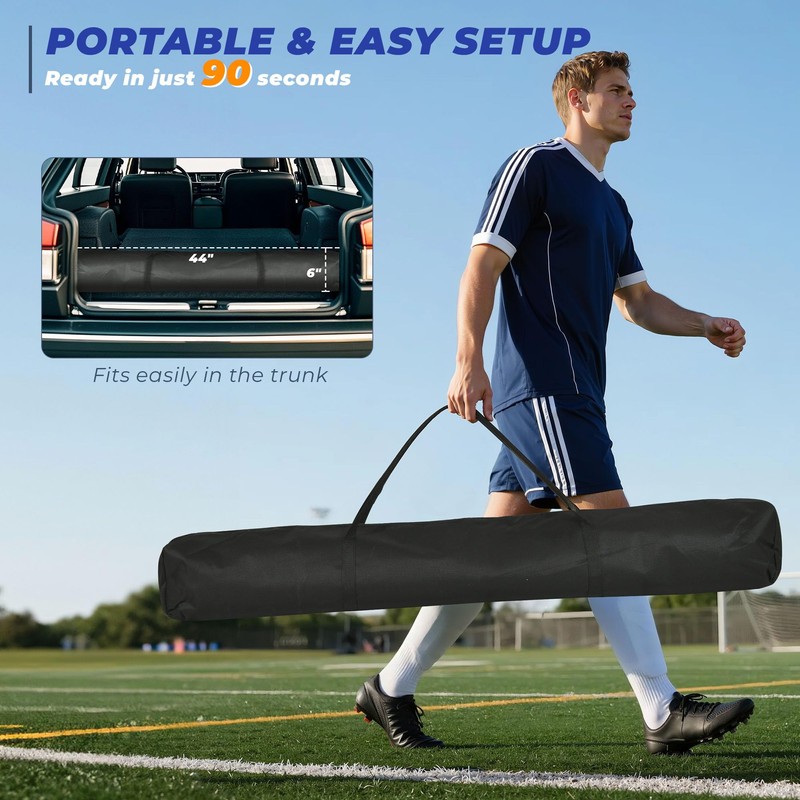 Sturdum 7 x 7 ft Baseball Net with Batting Tee,