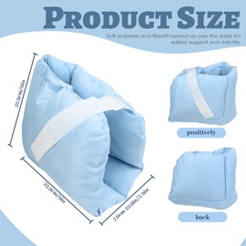 Heel Protectors Boot, Heel Protectors, Heel Protectors for Pressure Sores, Heel Cushion Protector Pillow to Relieve Pressure (1 pair)