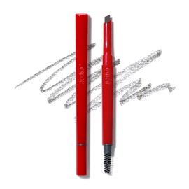 Espoir The Brow Easy Shaping Pencil # Cool Gray | Elaborately designed Leaf-shaped Eyebrow Pencil Tip for Quick and Easy to draw fine lines | Longlasting sharp tip and natural color