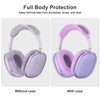 Silicone Case Cover for AirPods Max Headphones, Clear Soft TPU