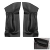 SecosAutoparts Pair Black Door Panel Replacement Armrest Cover Compatible with