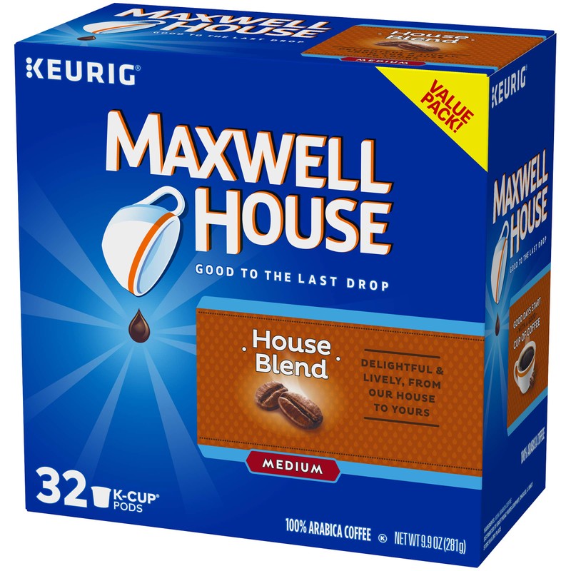 Maxwell House House Blend Medium Roast K-Cup® Coffee Pods (32