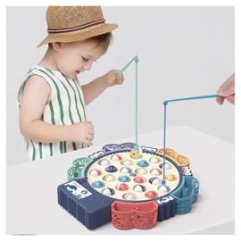 Juguete para Estanque de Pesca para niños,Juego de Pesca para niños，Navidad Día del niño Regalos de cumpleaños，Juguetes Ideales para 4-7 años