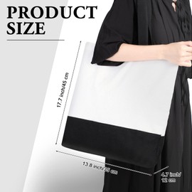 Reginary 16 Pack Canvas Tote Bags Set Large Cotton Tote with Handle Women Kitchen Grocery Tote for DIY Gift