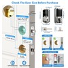 Veise Smart Locks with 2 Lever Handle Set, App Control,